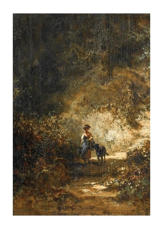 Plagát Im Walde By Carl Spitzweg