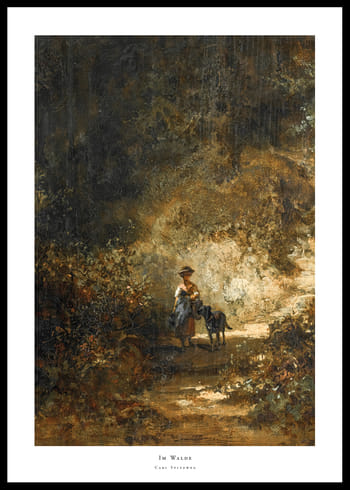 Poster Im Walde By Carl Spitzweg