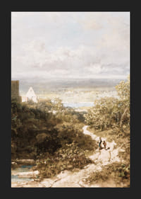 Paysage avec rivière par Carl Spitzweg-7