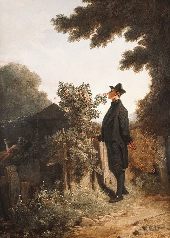 Ruusun rakastaja, Carl Spitzweg-12