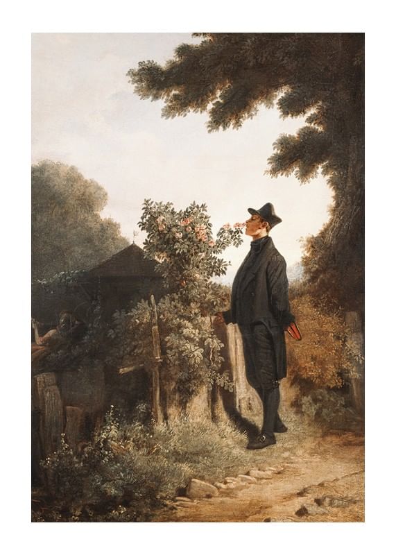 Ruusun rakastaja, Carl Spitzweg-12