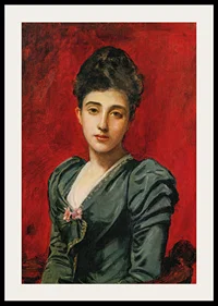 Portrait Of The Countess Lily De Roussy De Sales By Carolus Duran-4
