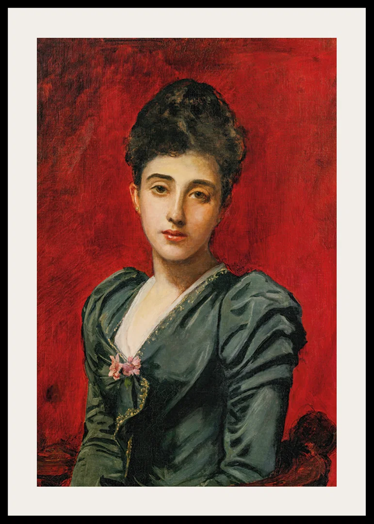 Portrait Of The Countess Lily De Roussy De Sales By Carolus Duran-12