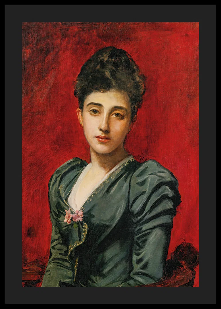 Portrait Of The Countess Lily De Roussy De Sales By Carolus Duran-12