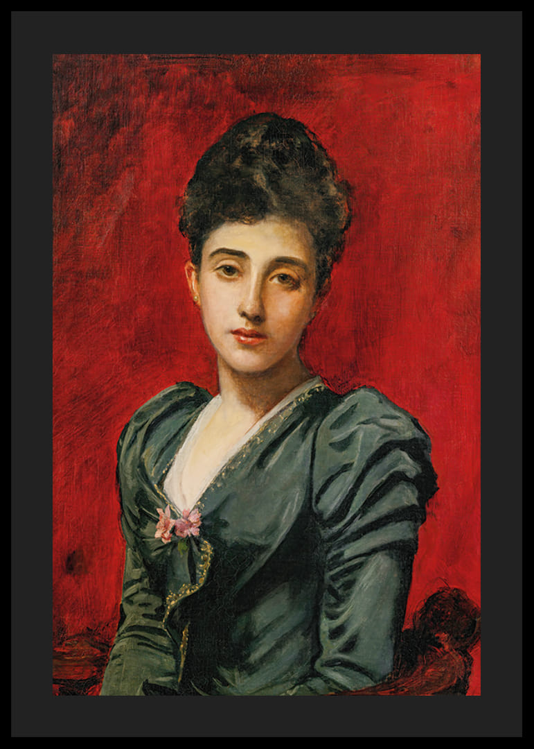 Portrét grófky Lily De Roussy De Sales Carolus Duran-12