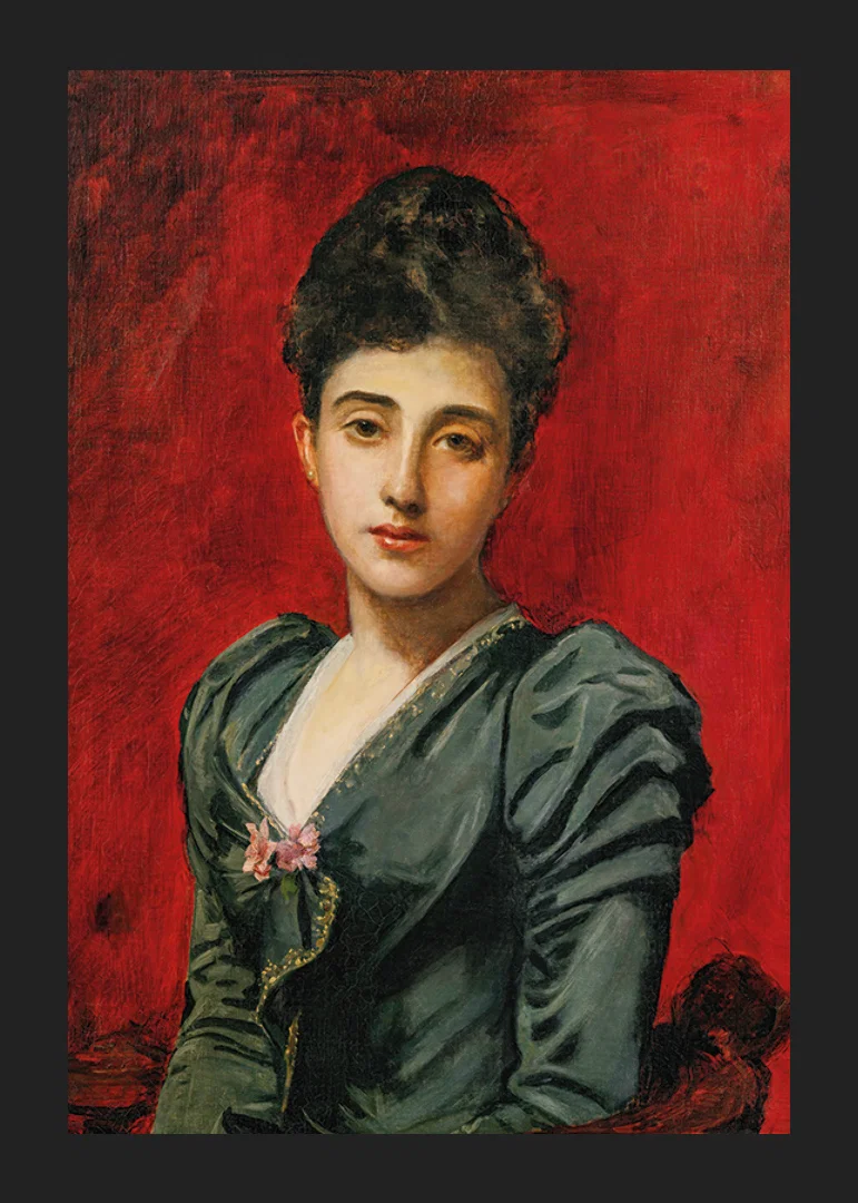 Portrait Of The Countess Lily De Roussy De Sales By Carolus Duran-12