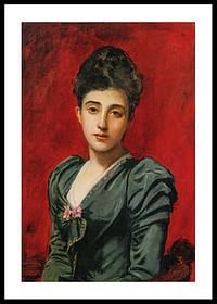 Portret van de gravin Lily De Roussy De Sales door Carolus Duran-0
