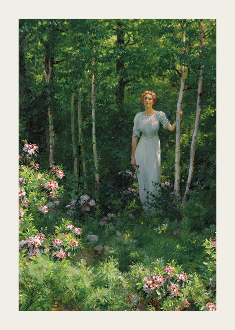 La lisière du bois de Charles Courtney Curran-12