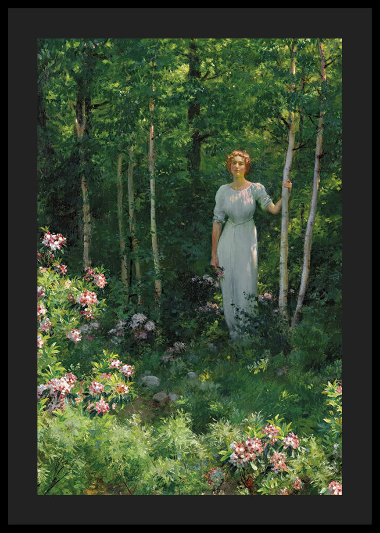 The Edge Of The Woods By Charles Courtney Curran-12