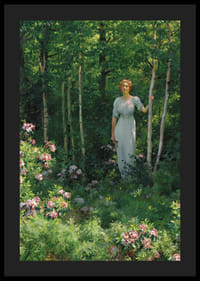 La lisière du bois de Charles Courtney Curran-6