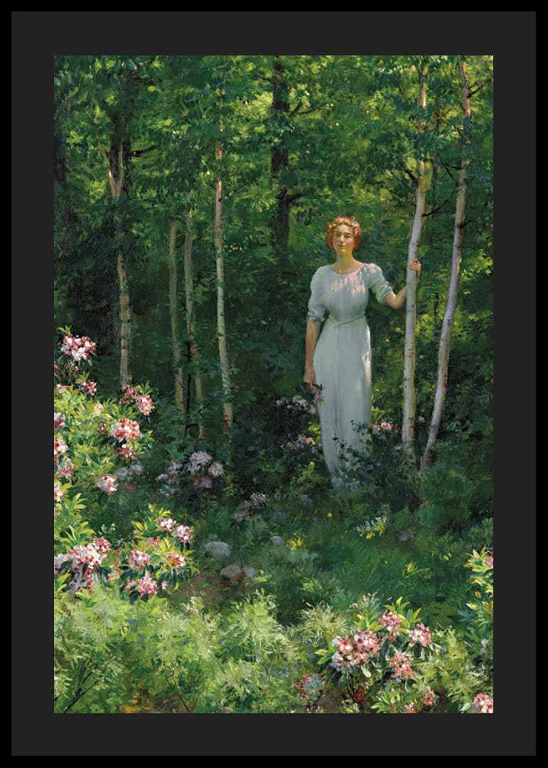 La lisière du bois de Charles Courtney Curran-12