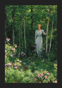 The Edge Of The Woods By Charles Courtney Curran-7
