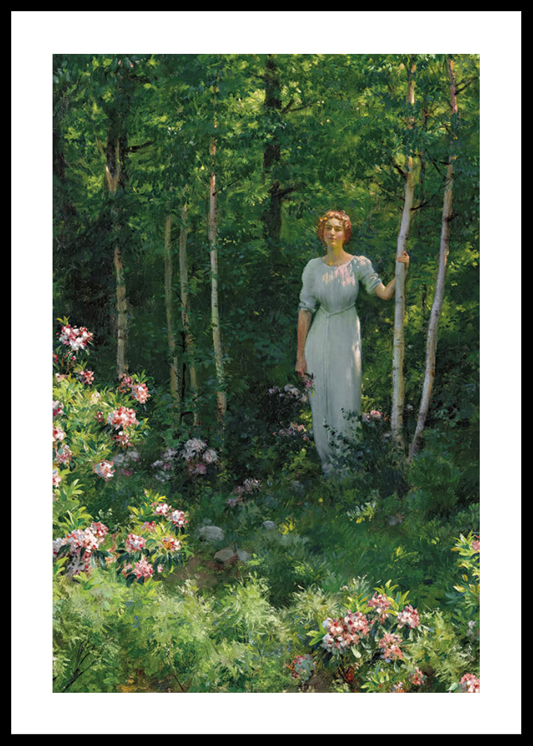 The Edge Of The Woods By Charles Courtney Curran-12