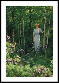 Az erdő széle – Charles Courtney Curran-0