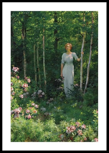 Poster The Edge Of The Woods By Charles Courtney Curran