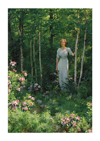 The Edge Of The Woods By Charles Courtney Curran-3