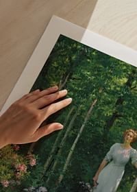 Az erdő széle – Charles Courtney Curran-5