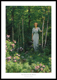 The Edge Of The Woods By Charles Courtney Curran-0