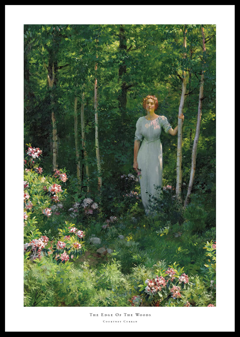 The Edge Of The Woods By Charles Courtney Curran-12