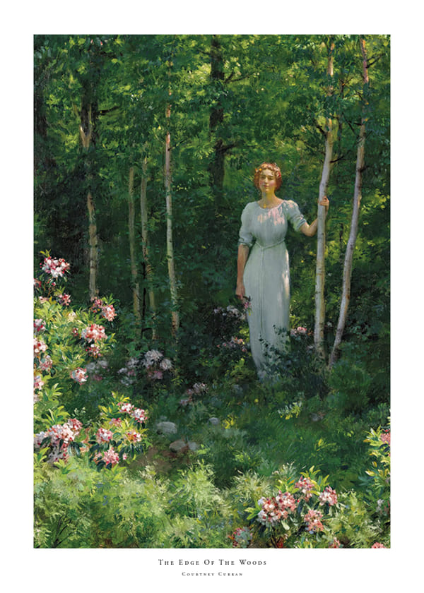 Plakatas The Edge Of The Woods By Charles Courtney Curran