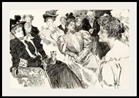 Tea Room By Charles Dana Gibson-4