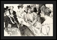 Tea Room By Charles Dana Gibson-6