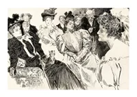 Tea Room By Charles Dana Gibson-3