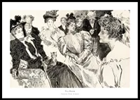 Tea Room By Charles Dana Gibson-0