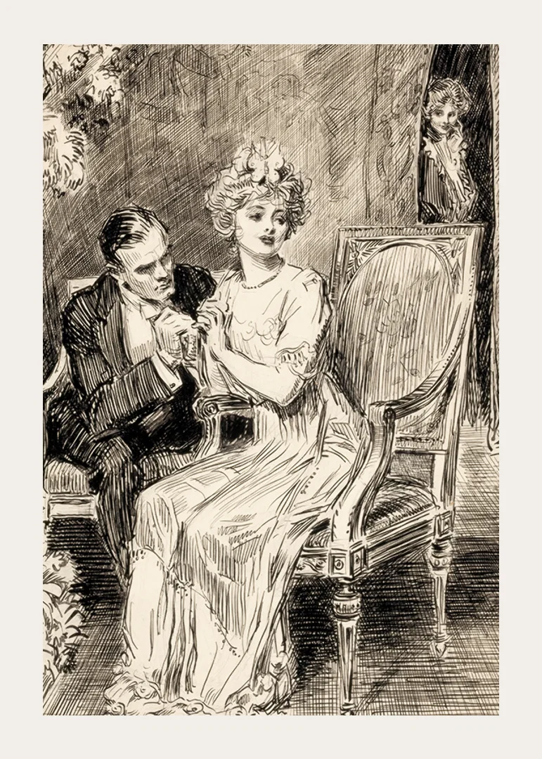 The Proposal By Charles Dana Gibson-12
