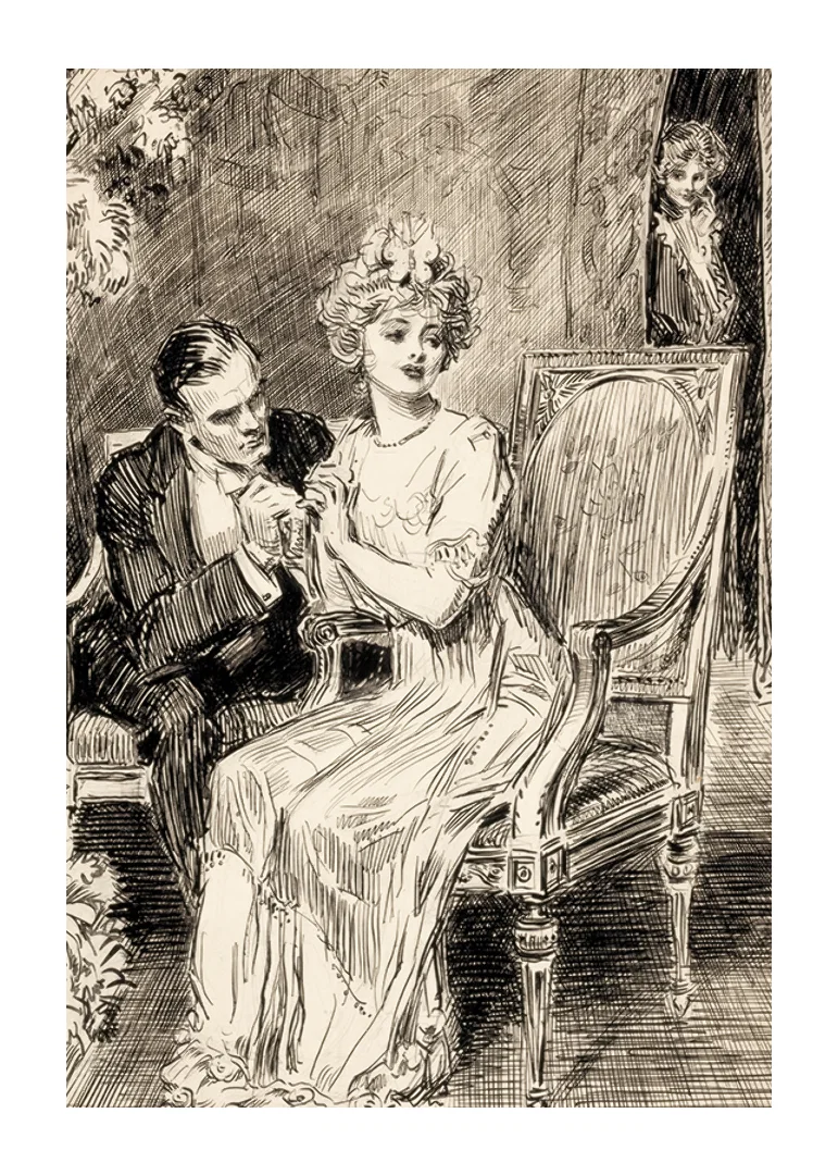 The Proposal By Charles Dana Gibson-12
