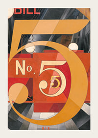 I Saw The Figure 5 In Gold By Charles Demuth-5