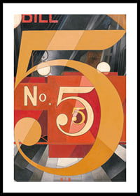 I Saw The Figure 5 In Gold By Charles Demuth-2