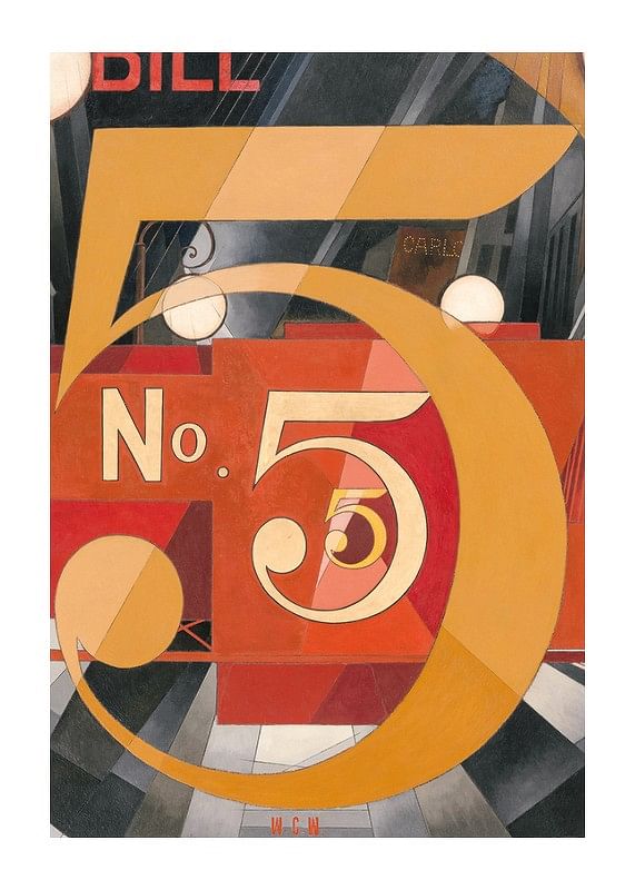 Plagát I Saw The Figure 5 In Gold By Charles Demuth