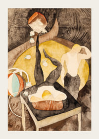 In Vaudeville Two Acrobat-Jugglers By Charles Demuth-5