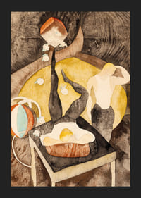 In Vaudeville Two Acrobat-Jugglers By Charles Demuth-7