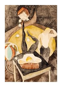 În Vodevil Doi acrobați-jongleri de Charles Demuth-1