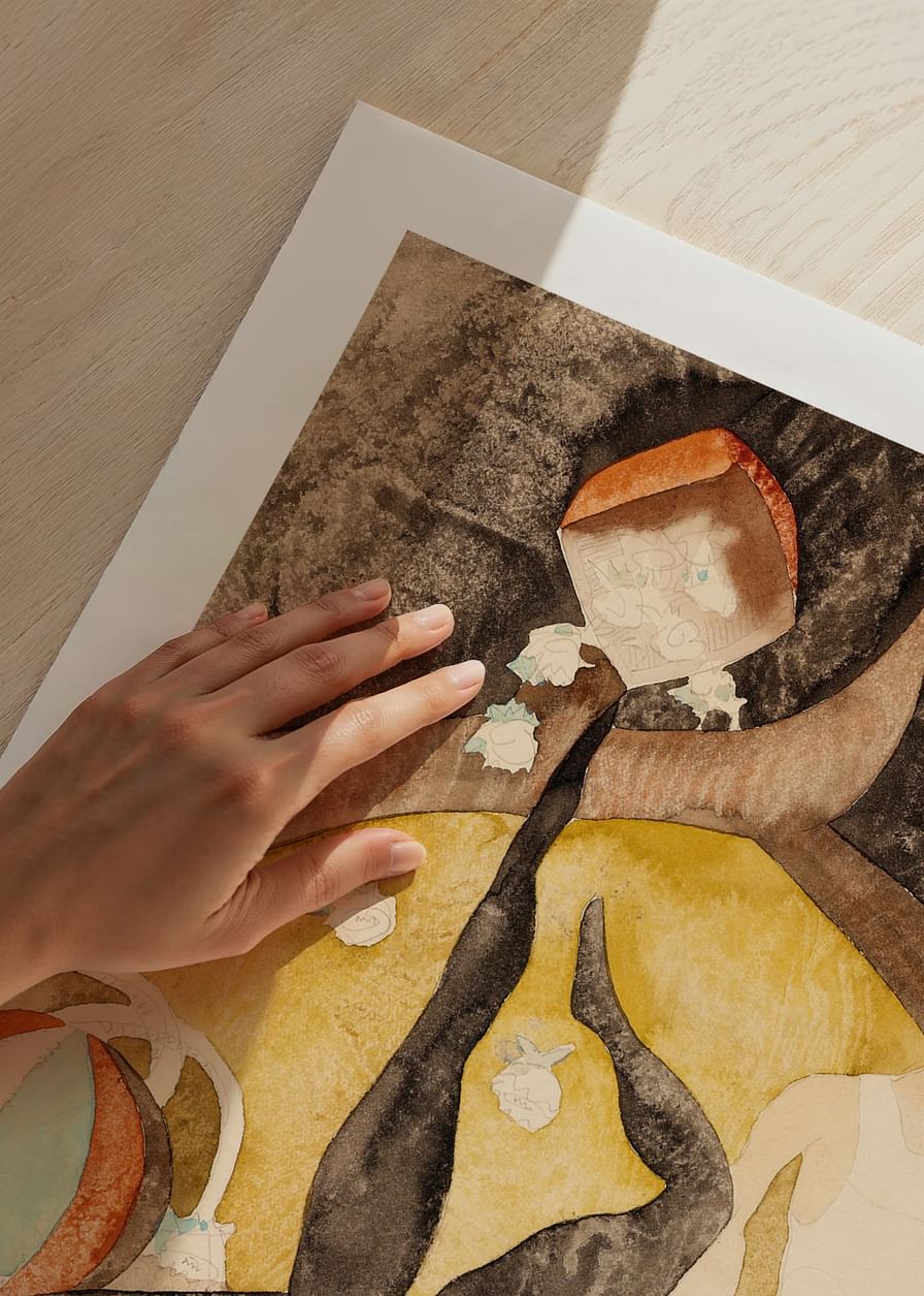 În Vodevil Doi acrobați-jongleri de Charles Demuth-12