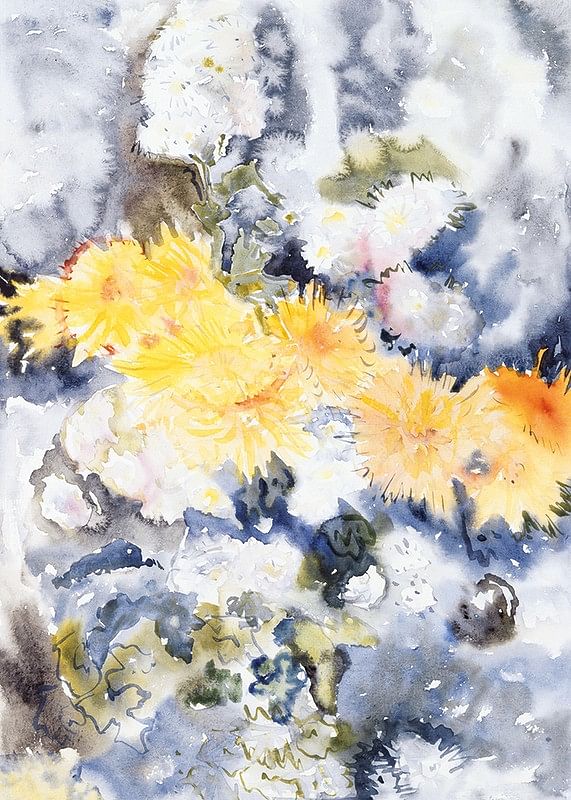 Jaune et bleu par Charles Demuth-12
