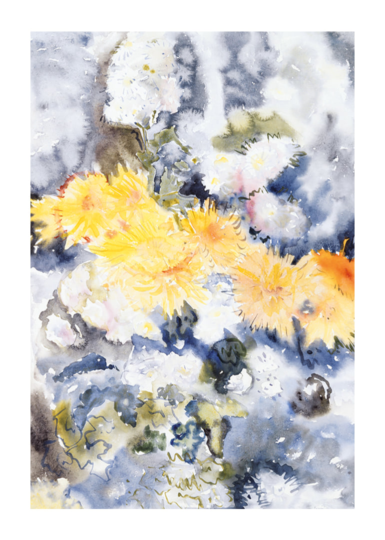 Yellow And Blue By Charles Demuth-12