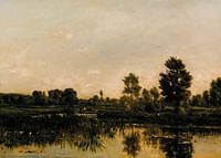 Mlaștina de Charles Francois Daubigny-3