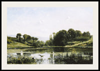 The Ponds Of Gylieu By Charles Francois Daubigny-4
