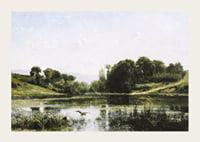 The Ponds Of Gylieu By Charles Francois Daubigny-5