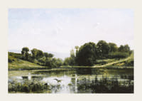 The Ponds Of Gylieu By Charles Francois Daubigny-5