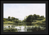 The Ponds Of Gylieu By Charles Francois Daubigny-6