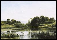 The Ponds Of Gylieu By Charles Francois Daubigny-8