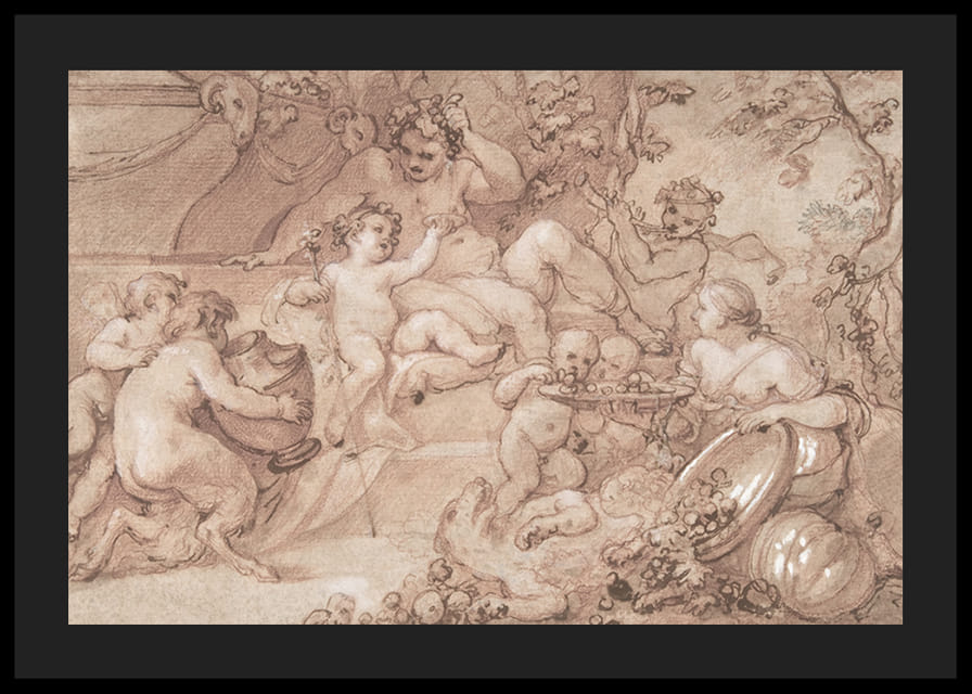 Úroda Silenus Charles Joseph Natoire-12