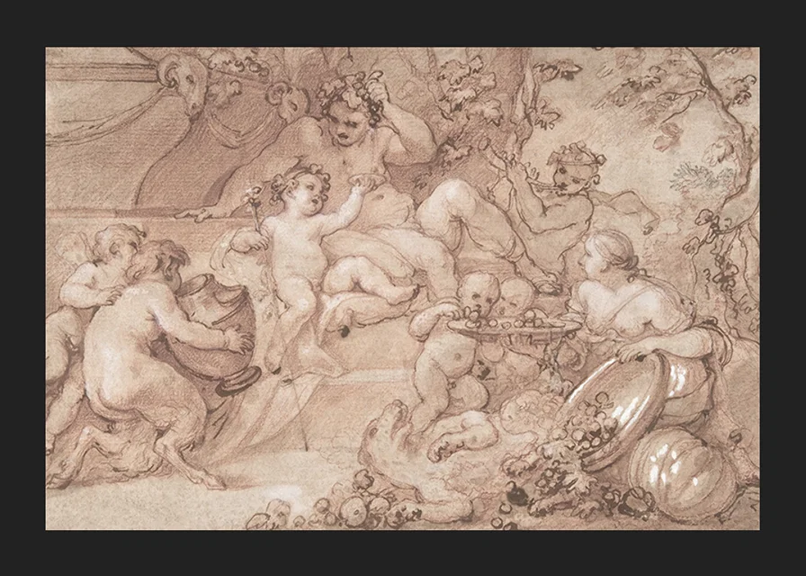 The Harvest Of Silenus By Charles Joseph Natoire-12