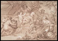 The Harvest Of Silenus By Charles Joseph Natoire-8