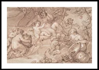 The Harvest Of Silenus By Charles Joseph Natoire-2
