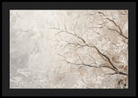 Plakatas, darnioje kompozicijoje išryškinantis apšalusias šakas-4